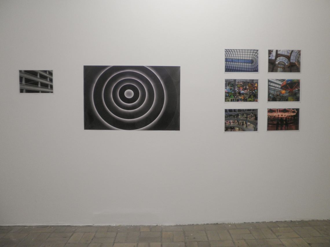 Walter Benjamin in the Mall of America — installation view, table with ephemera