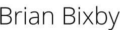 Brian Bixby Logo